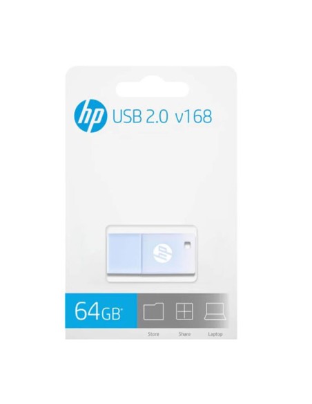 PEN DRIVE 64GB HP USB 2.0 BLUE