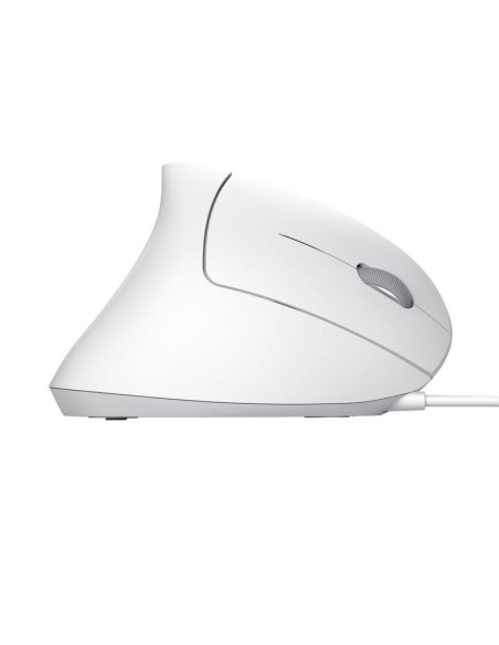 RATON TRUST VERTO USB ERGONOMIC WHITE