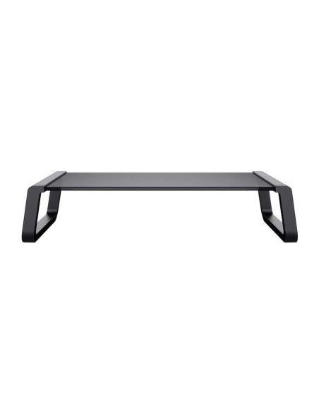 SOPORTE SOBREMESA TRUST MONTA TV/MONITOR CRISTAL ERGONOMIC BLACK