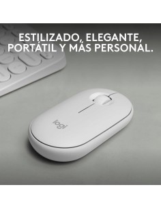RATON LOGITECH PEBBLE 2 M350S WIRELESS WHITE 2