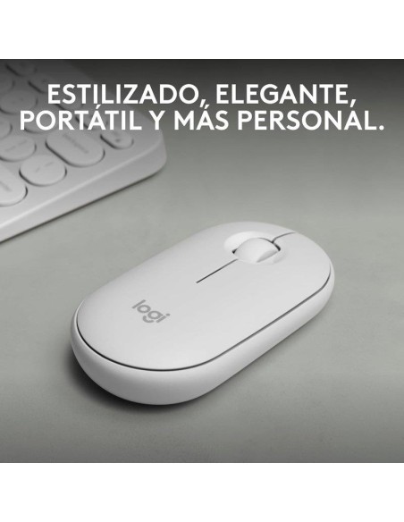 RATON LOGITECH PEBBLE 2 M350S WIRELESS WHITE