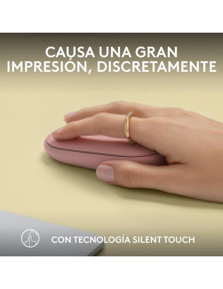 RATON LOGITECH PEBBLE 2 M350S WIRELESS ROSE