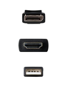 CABLE CONVERSOR NANOCABLE HDMI A DISPLAYPORT 1.8M BLACK 2