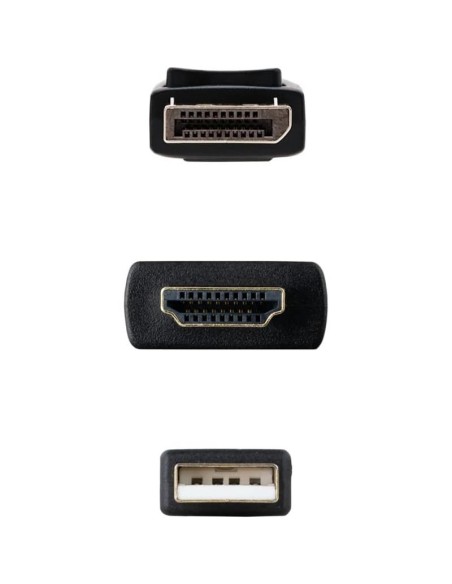 CABLE CONVERSOR NANOCABLE HDMI A DISPLAYPORT 1.8M BLACK
