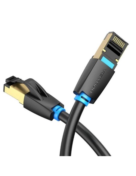 CABLE DE RED CAT.8 S/FTP 3M VENTION BLACK