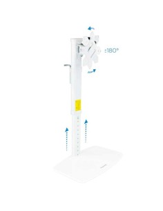 SOPORTE DE MESA TV MONITOR TOOQ REG.ALTURA GIR. INCL. 17-27 WHITE 2