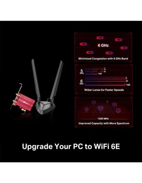 WIRELESS REPEATER TP-LINK AXE5400 WIFI 6E TRI-BAND MESH PACK 2 DECO XE75