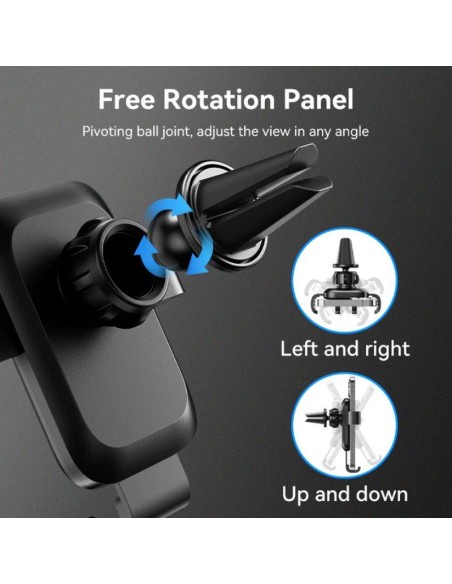 SOPORTE VENTION KCTB0 COCHE PARA SMARTPHONE 4.7-7.2 BLACK