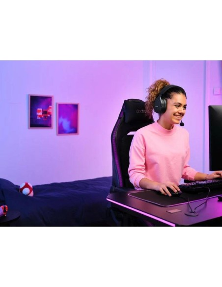 AURICULARES + MICROFONO TRUST GAMING RGB GXT 491 FAYZO HEADSET WIRELESS