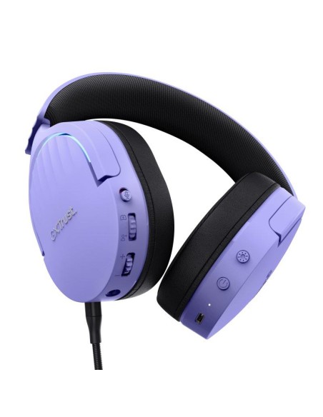 AURICULARES + MICROFONO TRUST GAMING RGB GXT 491P FAYZO HEADSET WIRELESS