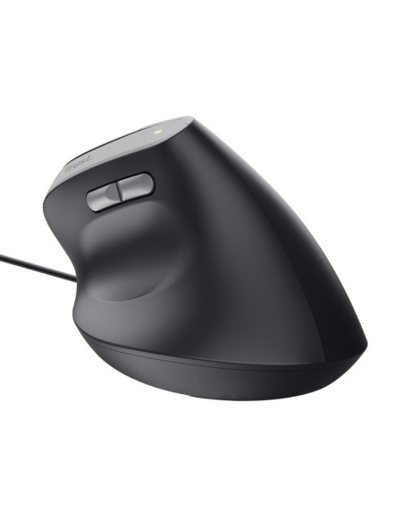 RATON TRUST BAYO II ERGONOMICO 2400 DPI USB BLACK