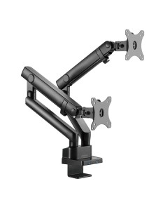 SOPORTE DE MESA TV/MONITOR PHOENIX 17-32 2 BRAZOS USB RESORTE GAS BLACK