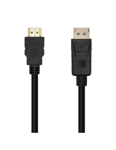 CABLE CONVERSOR AISENS DISPLAYPORT/M A HDMI/H 3M BLACK