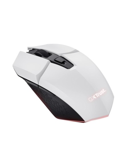 RATON TRUST GAMING GXT 110 FELOX RGB WIRELESS 4800DPI 6 BOTONES WHITE