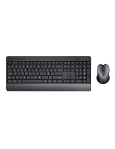 TECLADO + RATON TRUST TREZO WIRELESS BLACK ECO 2