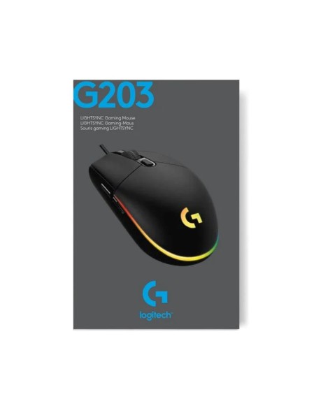 RATON LOGITECH G203 LIGHTSYNC RGB USB BLACK