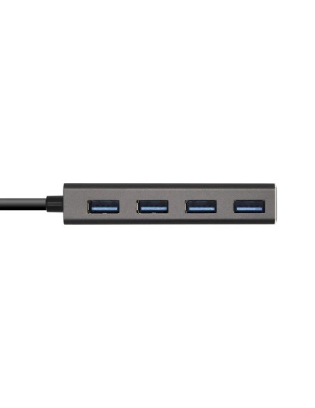 HUB USB-C 3.1 AISENS 4 PUERTOS USB-A 3.0 15CM GREY