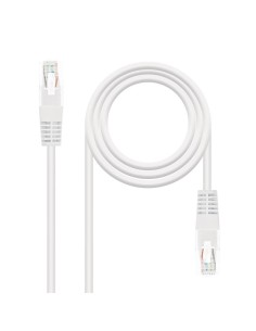 CABLE DE RED CAT.6 UTP 0.25M NANOCABLE WHITE
