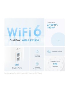 WIRELESS REPEATER TP-LINK AX1500 HOME MESH PACK 2 DECO X10 2