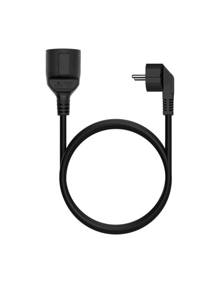 CABLE ALARGADOR ALIMENTACION SCHUKO PC AISENS 2M BLACK