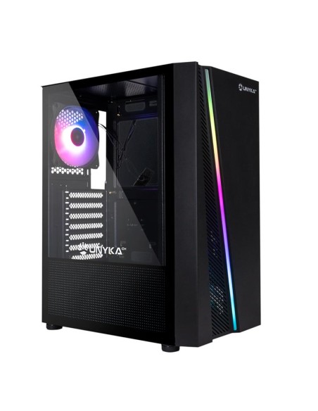 CAJA ORDENADOR GAMING UNYKACH GLAYZE FRONTAL ATX ARGB