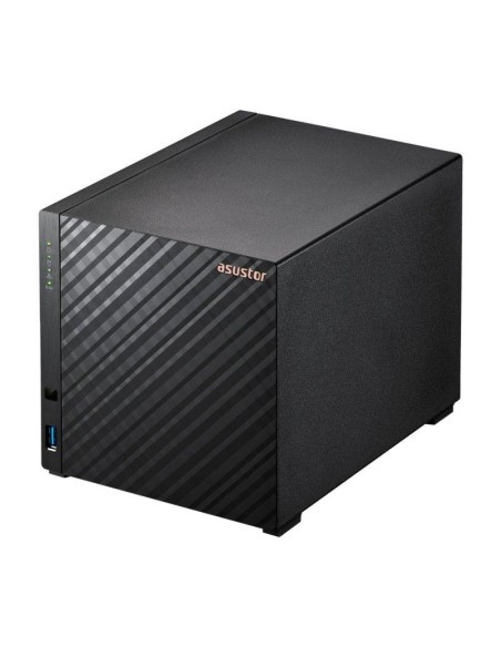 UNIDAD NAS ASUSTOR 4 HDD DISKSTATION CPU 1.4GHZ 4 NUCLEOS RJ45 USB BLACK