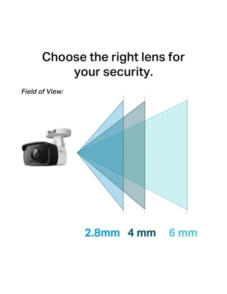 CAMARA IP TP-LINK VIGI BULLET EXTERIOR 4MP 2.8MM IR 30M IP67 POE