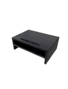 SOPORTE ELEVADOR PHOENIX DE MONITOR 2 ALTURAS MADERA BLACK