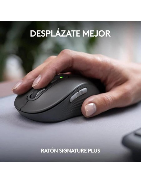 TECLADO + RATON LOGITECH MK950 SIGNATURE SLIM BUSINESS WIRELESS BT BLACK