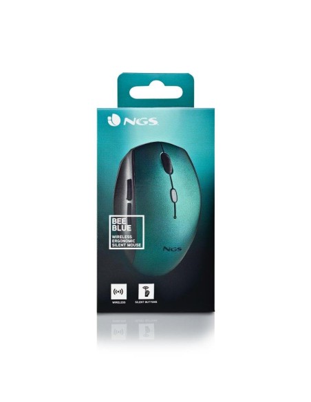 RATON NGS BEE BLUE ERGONOMICO WIRELESS SILENT BLUE