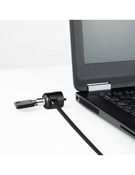 CABLE SEGURIDAD TOOQ PORTATIL CON LLAVE 1.5M BLACK