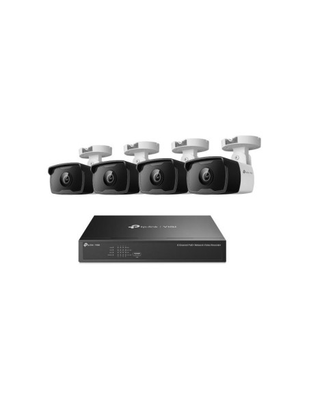PACK CAMARA TP-LINK VIGI 4X BULLET 3MP POE + GRABADOR IP 8 CH POE