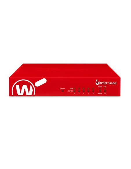 FIREWALL WATCHGUARD FIREBOX T45-POE NFR 1YR BASIC SECURITY SUITE
