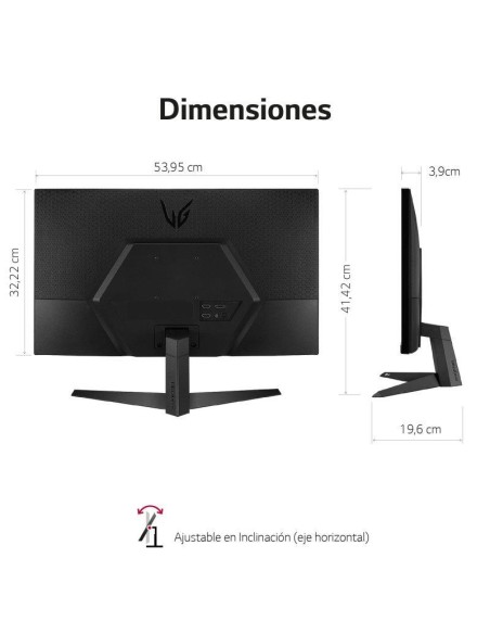 MONITOR GAMING LG ULTRAGEAR 24 IPS 165HZ HDMI DP