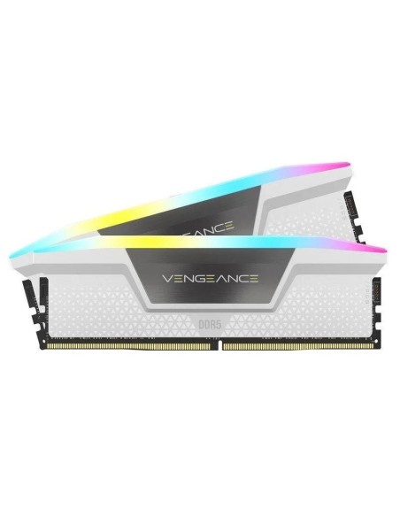 MEMORIA RAM 32GB (2X16GB) CORSAIR DDR5 6000MHZ VENGEANCE RGB WHITE