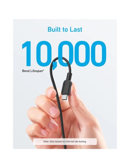 CABLE ANKER 310 USB-C TRENZADO 1.8M 240W BLACK