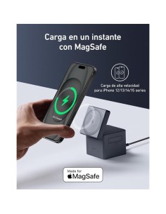 CARGADOR ANKER CUBO 3 EN 1 MAGSAFE AURICULARES+SMARTPHONE+RELOJ 30W USB-C 2