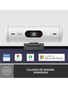 WEBCAM LOGITECH BRIO 500 FHD USB-C WHITE 2