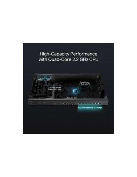 ROUTER VPN TP-LINK ER8411 OMADA 10G PORTS