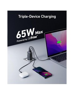 CARGADOR ANKER 735 GANPRIME 65W 2XUSB-C + 1XUSB-A BLACK 2