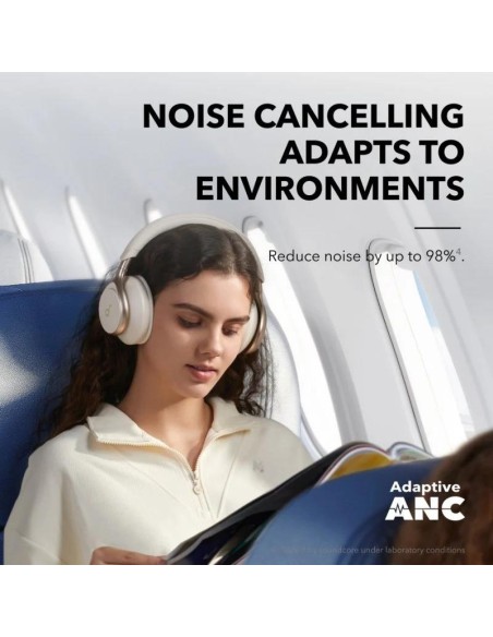 AURICULARES ANKER SOUNDCORE SPACE ONE WIRELESS BLUETOOTH USB-C WHITE