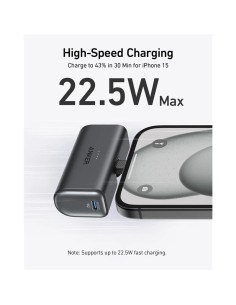 POWERBANK ANKER NANO 5000MAH 22.5W USB-C BLACK