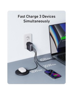 CARGADOR ANKER 736 NANO II 100W FAST CHARGE 3XUSB-C 1X45W+1X30W+1X18W BK 2
