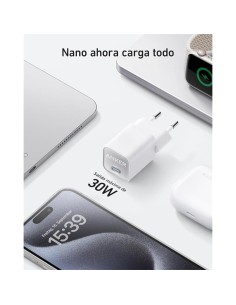 CARGADOR ANKER 511 NANO 3 30W 20V FAST CHARGE USB-C WHITE 2