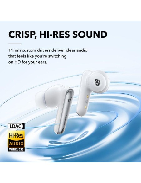 AURICULARES ANKER SOUNDCORE LIBERTY 4 NC BLUETOOTH USB-C IPX4 WHITE