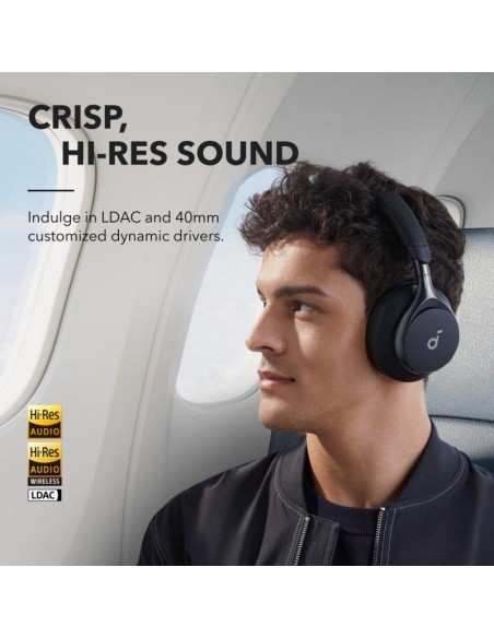 AURICULARES ANKER SOUNDCORE SPACE ONE WIRELESS BLUETOOTH USB-C BLACK