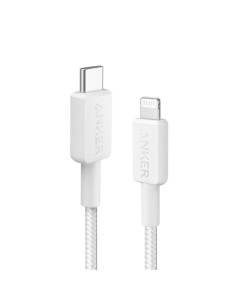 CABLE ANKER 322 USB-C TO LIGHTNING TRENZADO 0.9M 30W WHITE