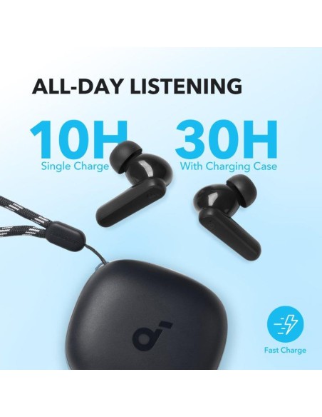 AURICULARES ANKER SOUNDCORE R50I IN EAR WIRELESS BLUETOOTH IPX5 USB-C BLACK
