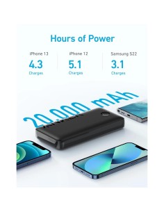 POWERBANK ANKER 335 20000MAH 15W USB-C BLACK 2