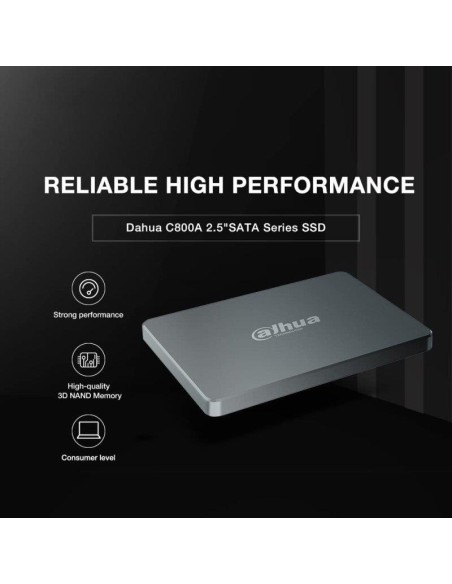 DISCO DURO SSD DAHUA 480GB C800A SATA3 LEC.550MB/s ESC.500MB/s